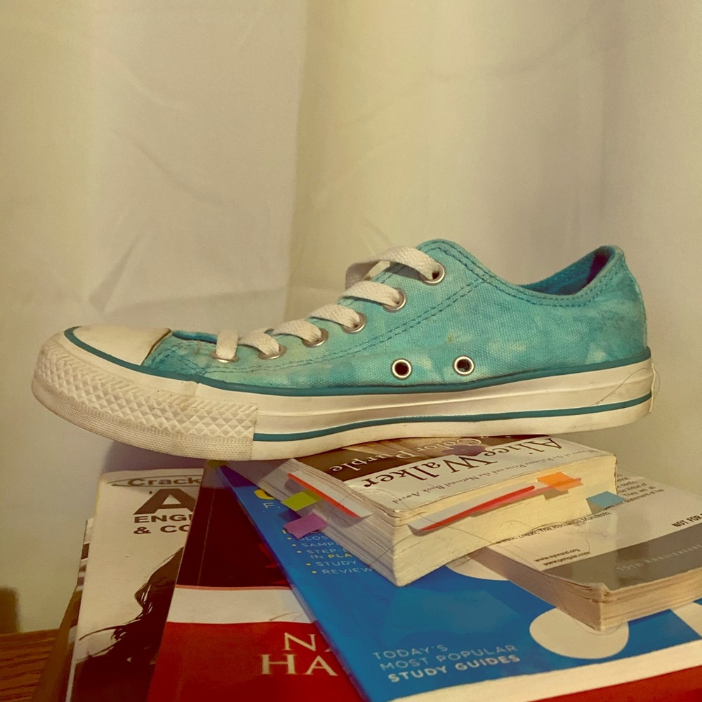 Blue Tie-Dye Converse